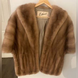 GORG Real Fur Mink Vintage Eldorado Stole/Cape/Shawl